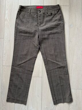 Joe Fresh Plaid Pants in Brown & Green Women’s Size 8